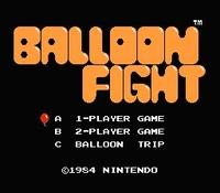 une photo d'Ã©cran de Balloon Fight sur Nintendo Nes